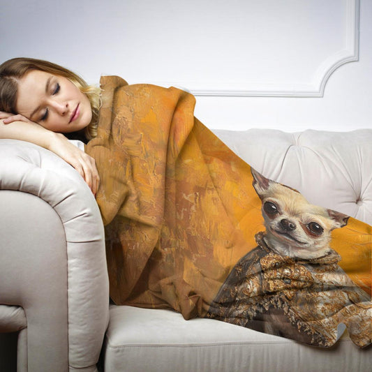 Chihuahua Royalty Blanket