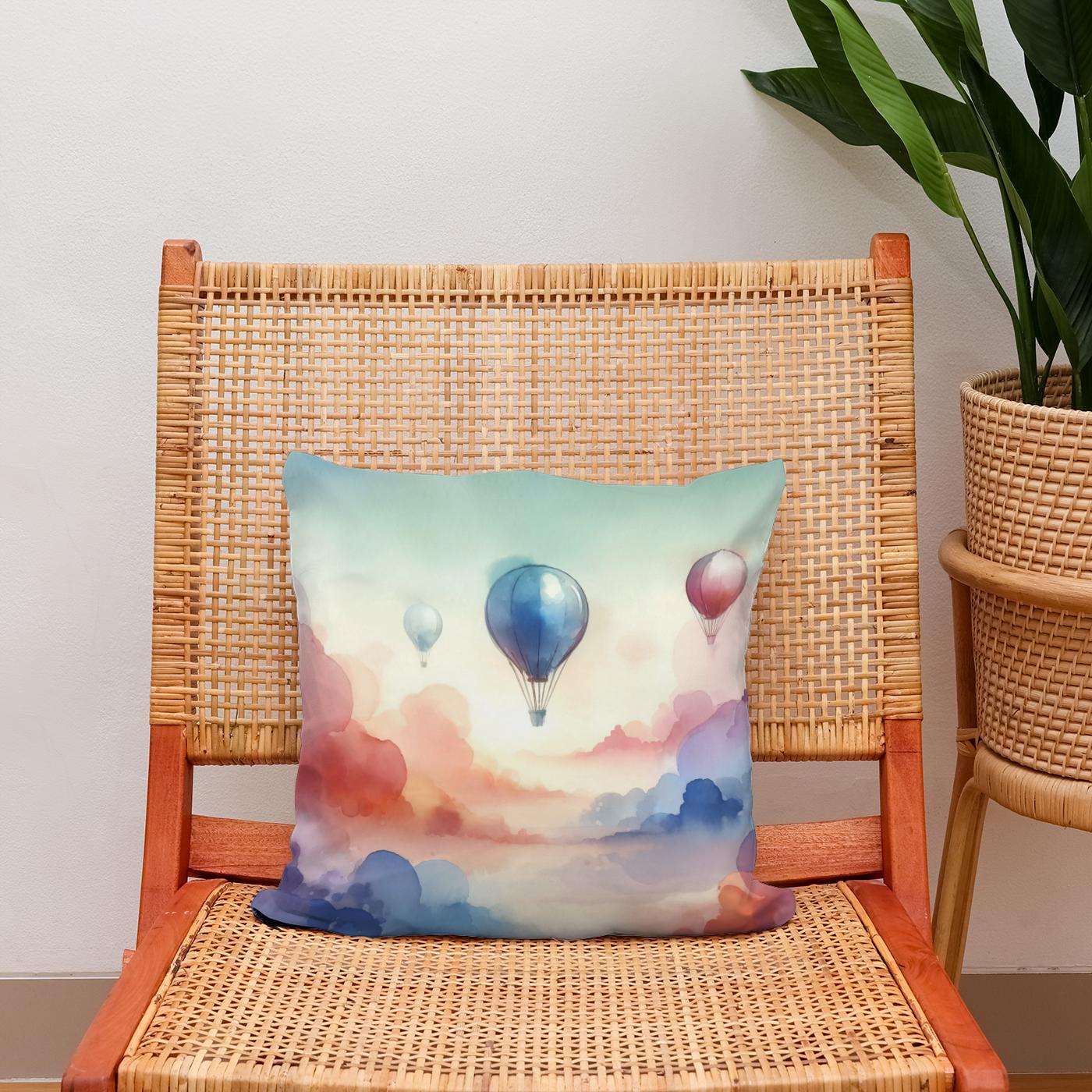 Serenity Skies Cotton Cushion
