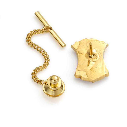 Half Crown Shield - Enamelled Coin Tie Pin