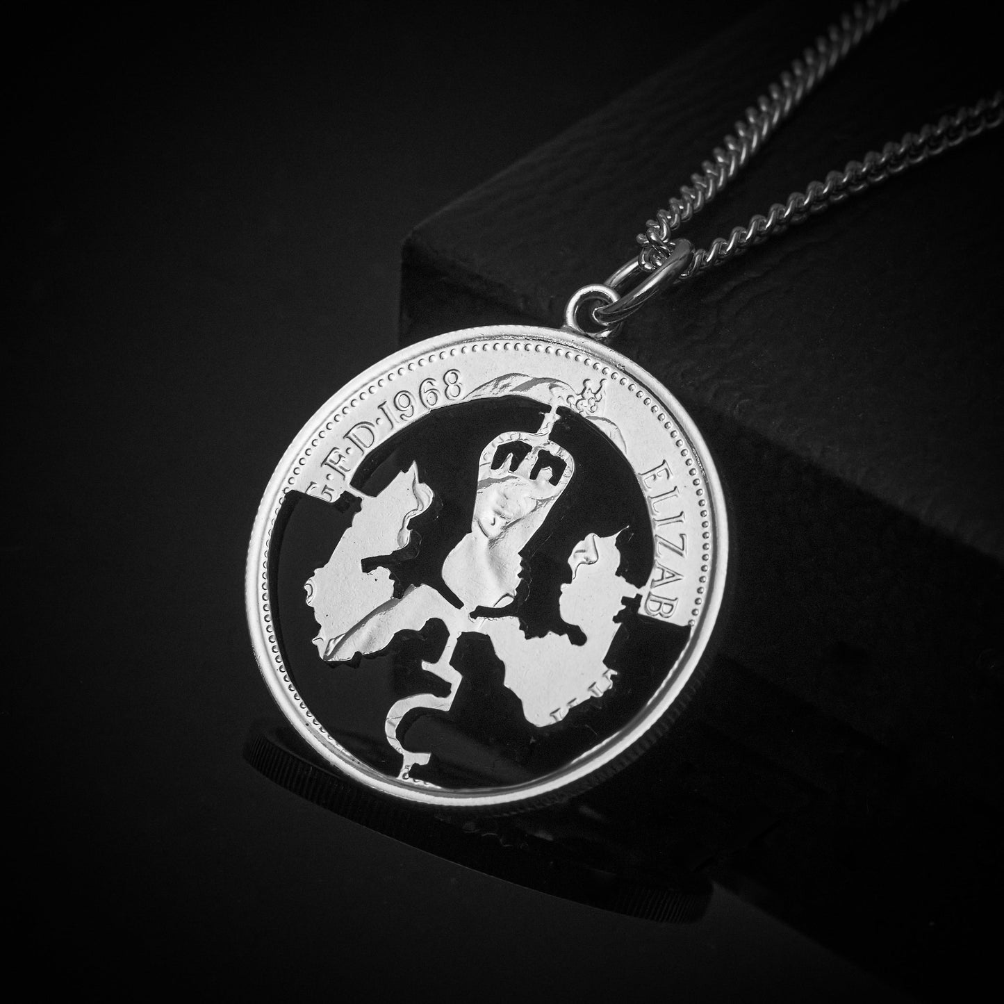 Five Pence (1968-1989) - Cut Out Coin Necklace