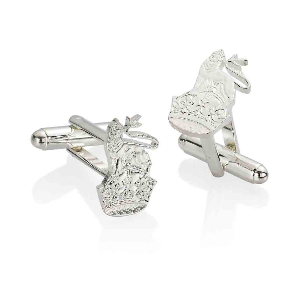 George VI Shilling - Cut Out Coin Cufflinks