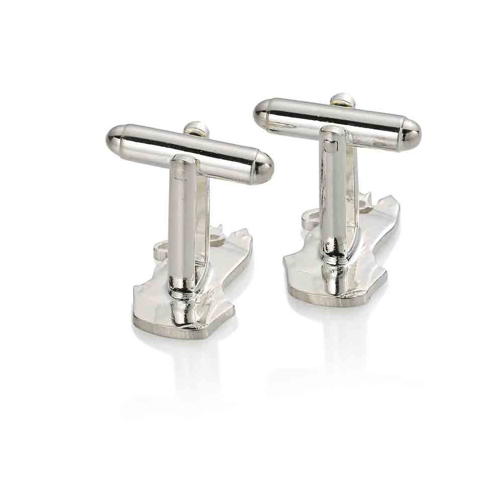 George VI Shilling - Cut Out Coin Cufflinks