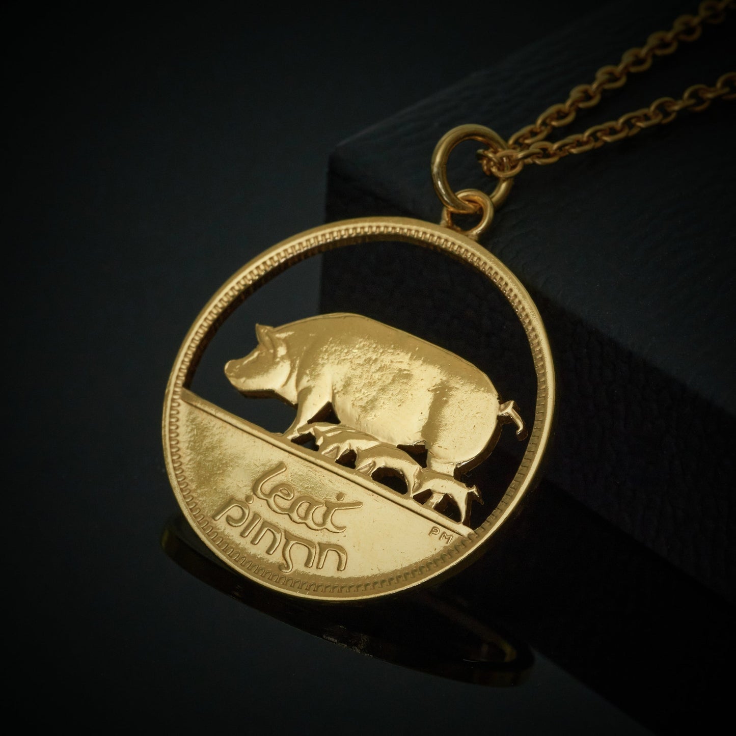 Irish Halfpenny - Cut Out Coin Necklace