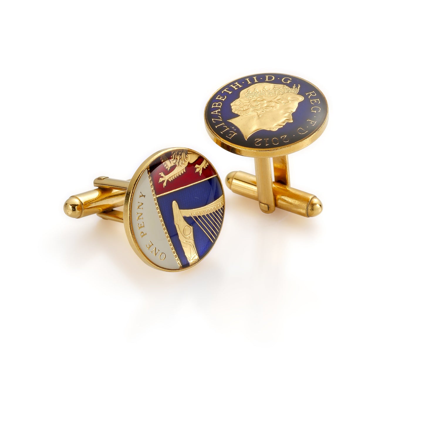 One Penny (2008-2017) - Enamelled Coin Cufflinks
