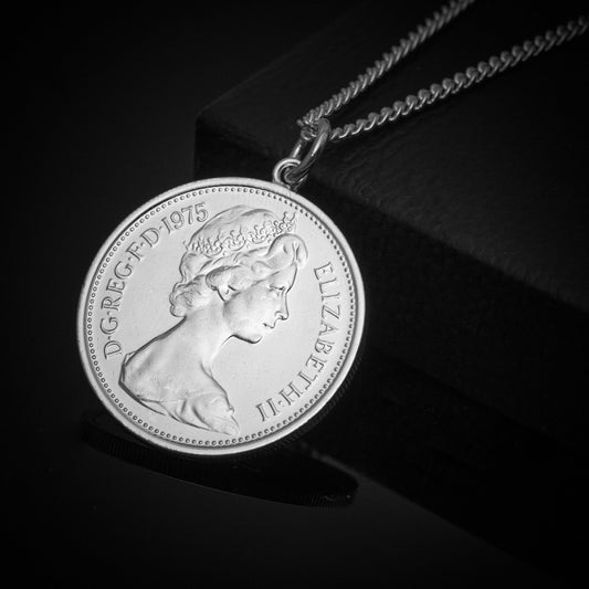 Five Pence (1968-1989) - Plated Coin Necklace