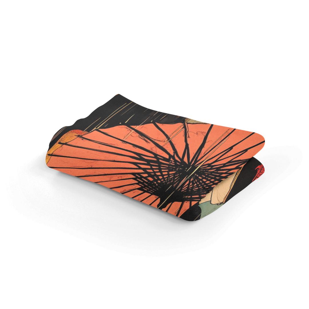 Geisha in the Rain Blanket