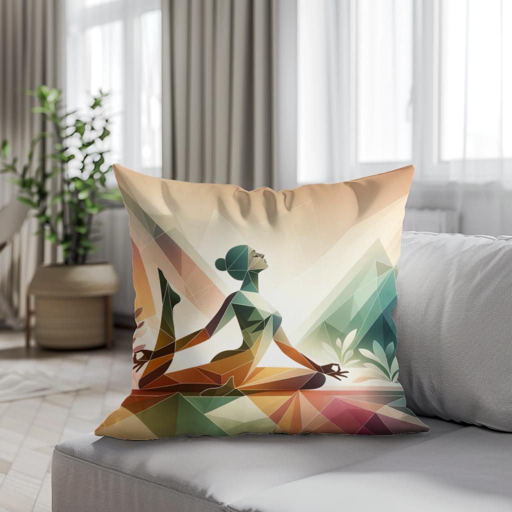 Yoga Bliss Cotton Cushion