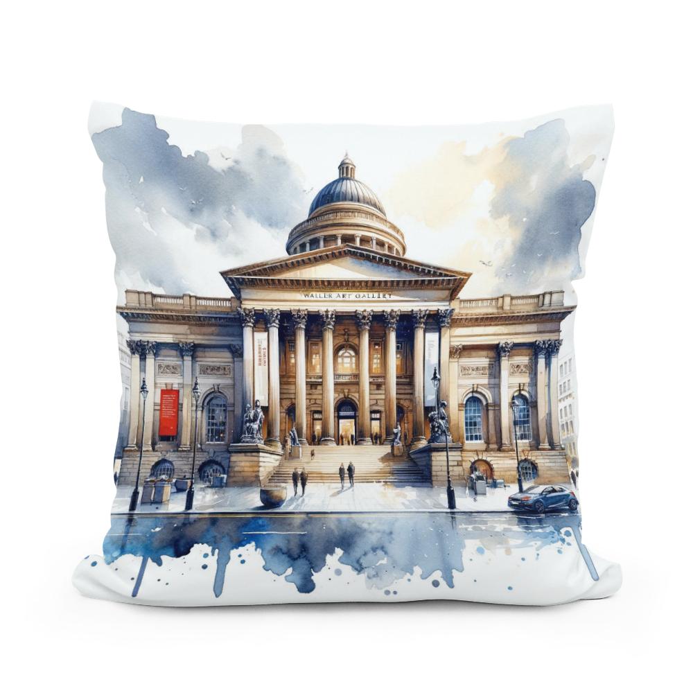 Liverpool Walker Gallery Cotton Cushion