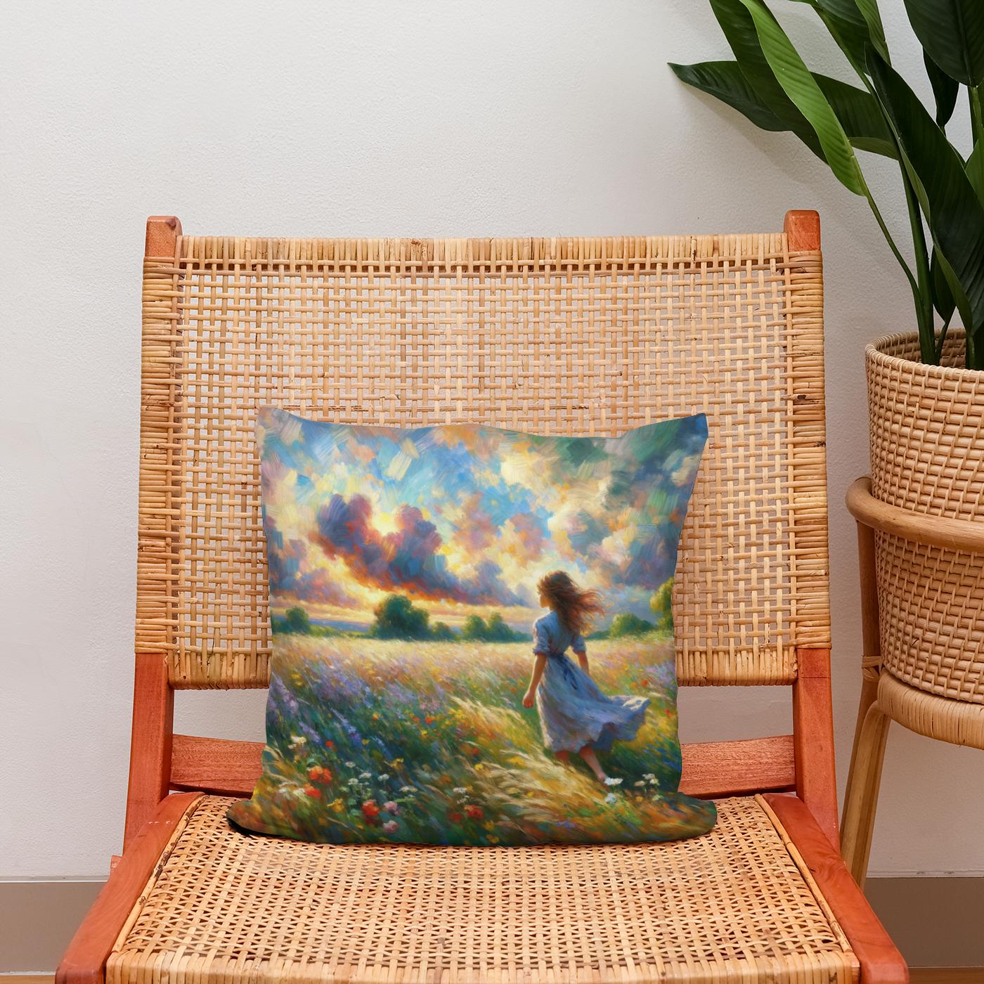 Youthful Reverie Cotton Cushion