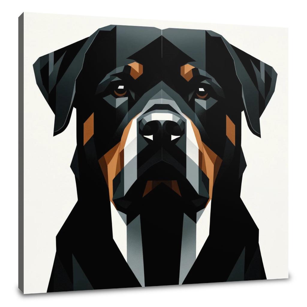 Rottweiler's Realm Canvas