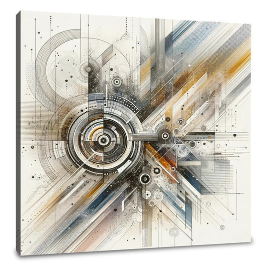 Lens of Time: Visions in Abstract Canvas