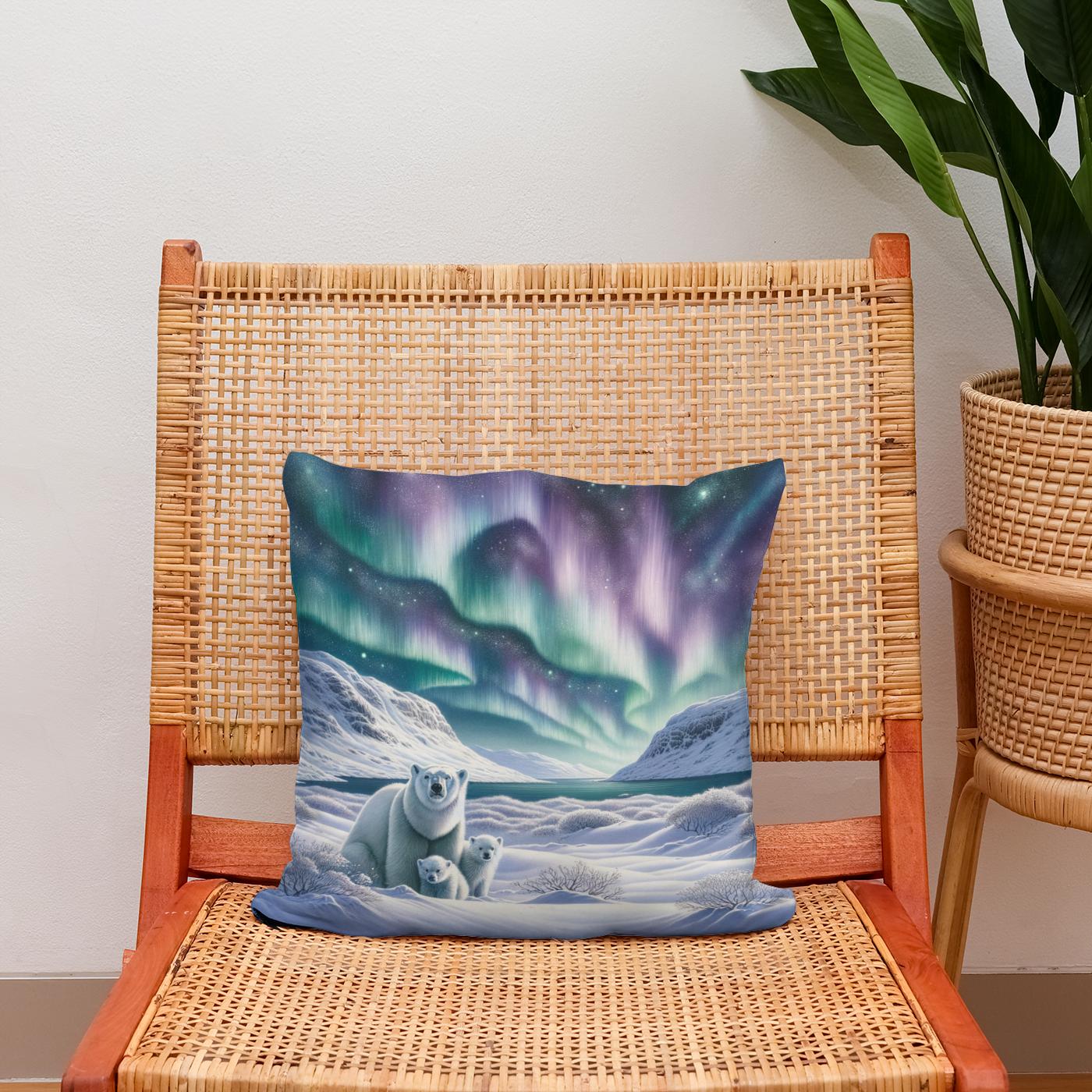 Arctic Whisper Cotton Cushion