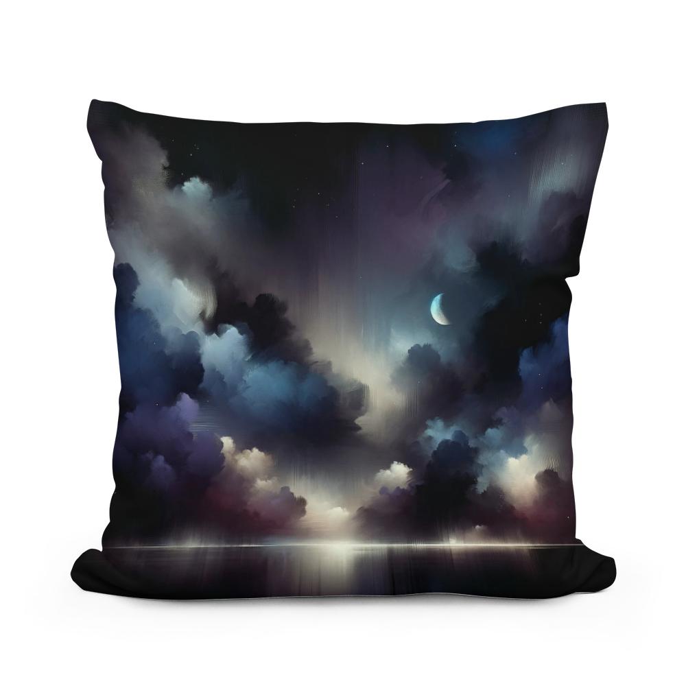 Nocturnal Contemplation Cotton Cushion