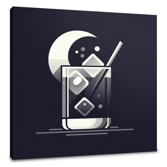Dark & Stormy Minimalist Canvas