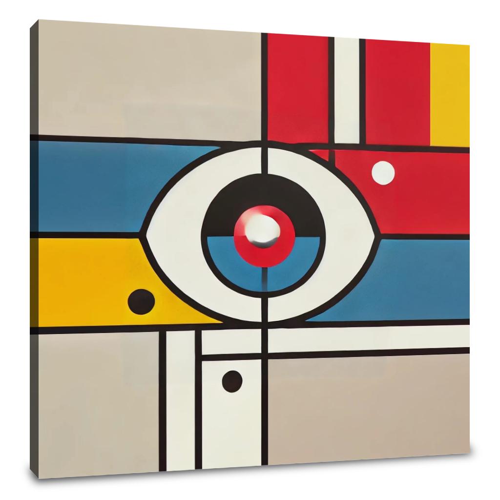 Bauhaus Eye Canvas