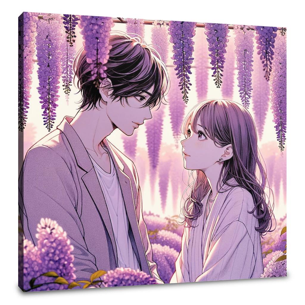 Wisteria Lane Romance Canvas