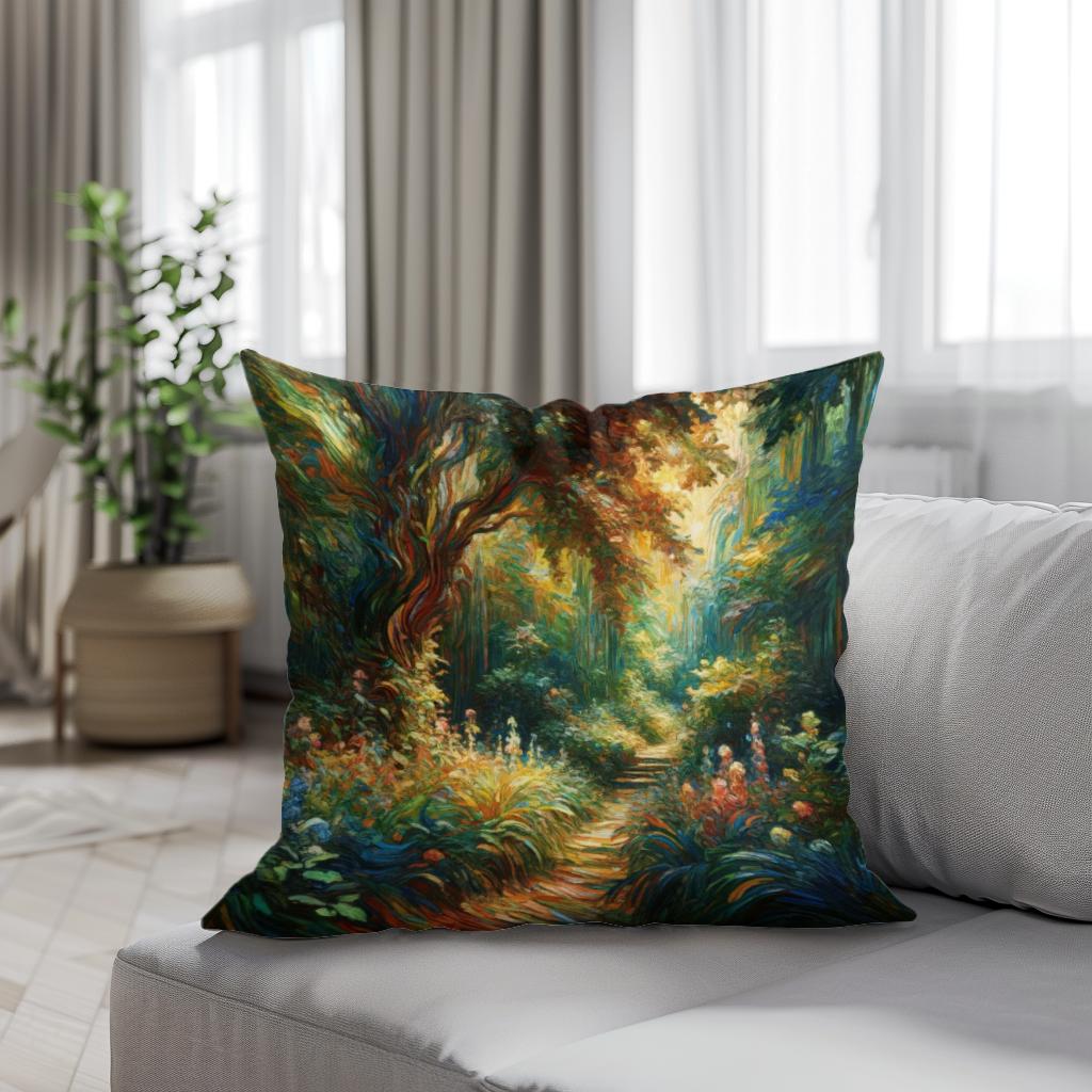 Nature's Embrace Cotton Cushion