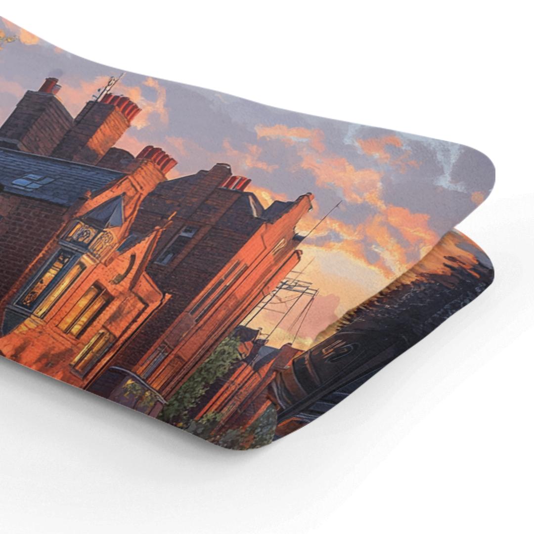 Birmingham Canal Sunset Harmony Blanket