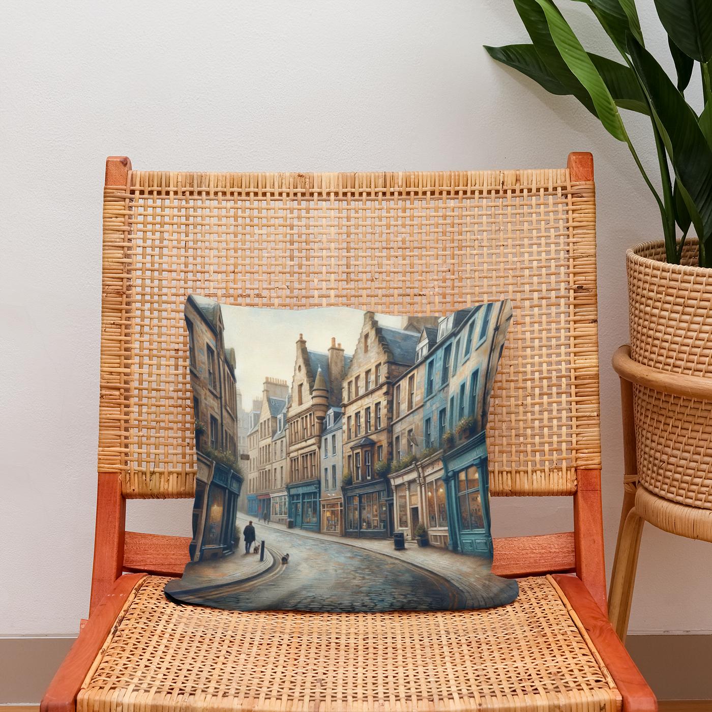 Morning Serenity in Dundee Cotton Cushion