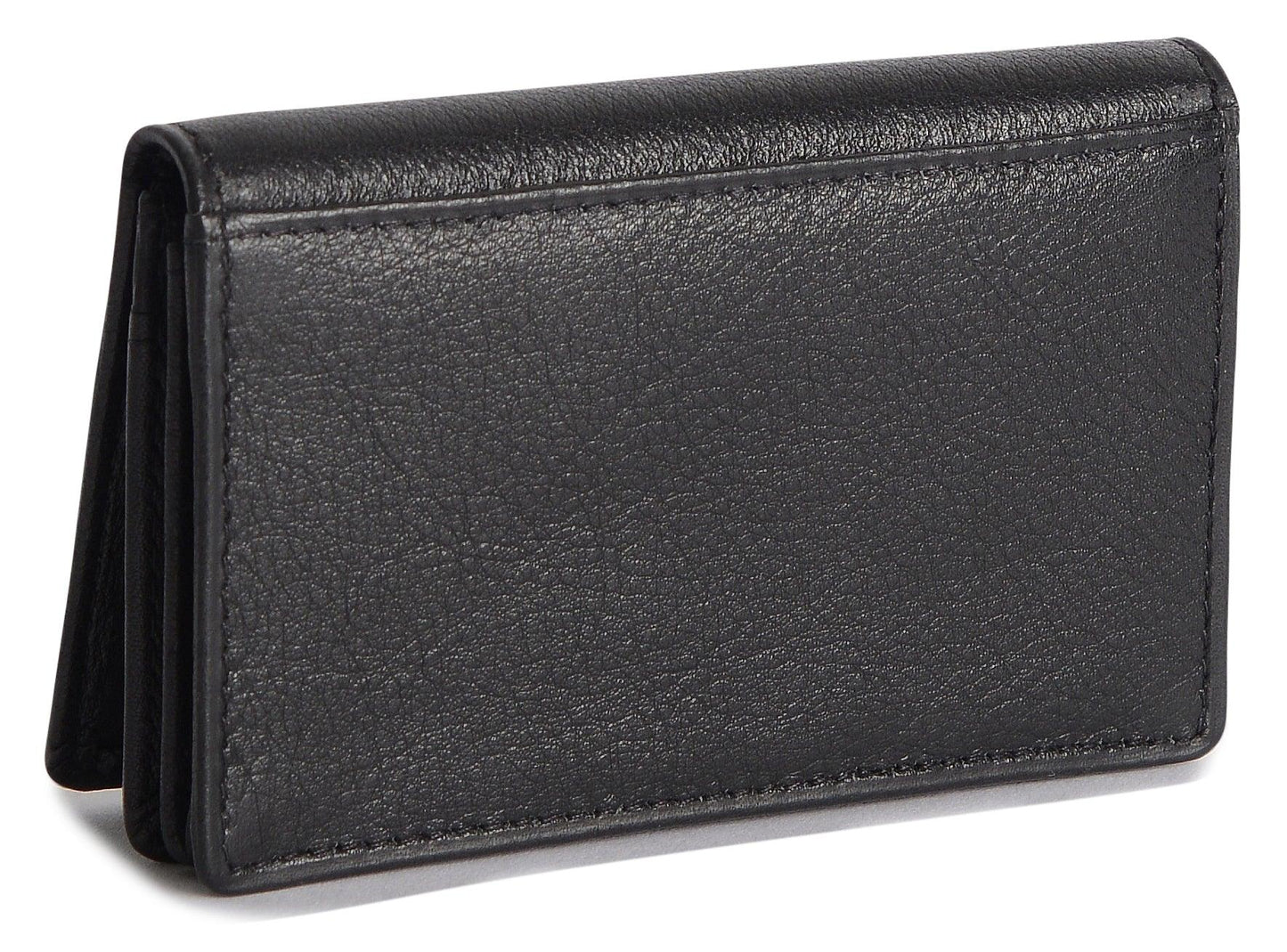 SADDLER JESSICA Leather Credit Card Holder with RFID Protection - 2 Sections and ID Window