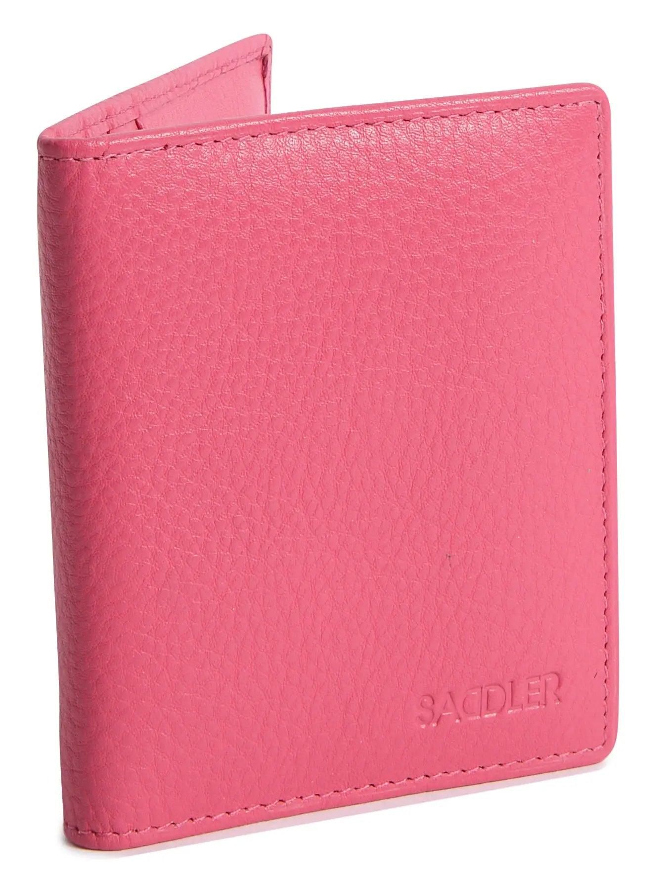 Compact Leather Card Wallet "Lexi" – Handmade by Saddler | RFID Protected & Gift Boxed
