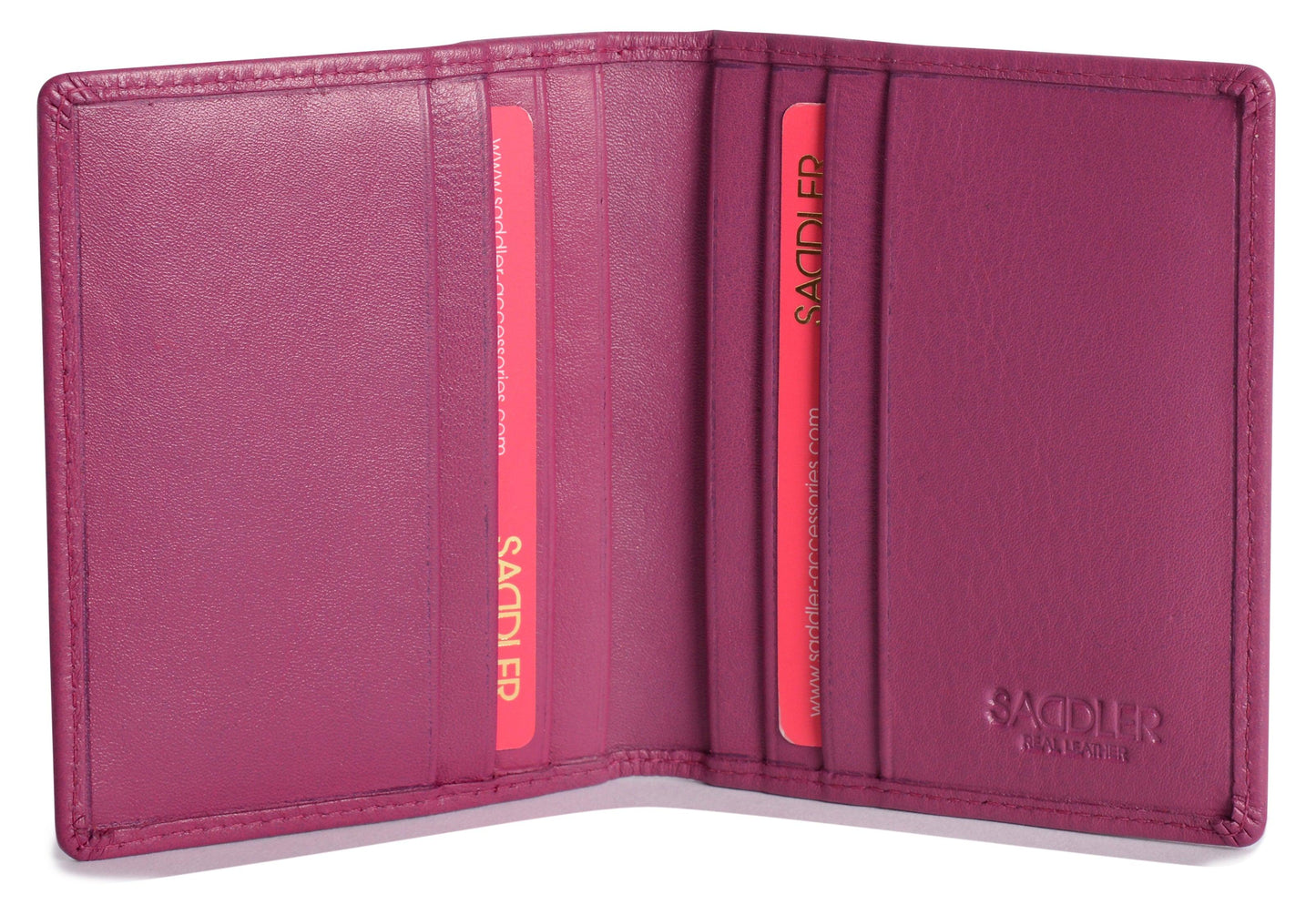 Compact Leather Card Wallet "Lexi" – Handmade by Saddler | RFID Protected & Gift Boxed