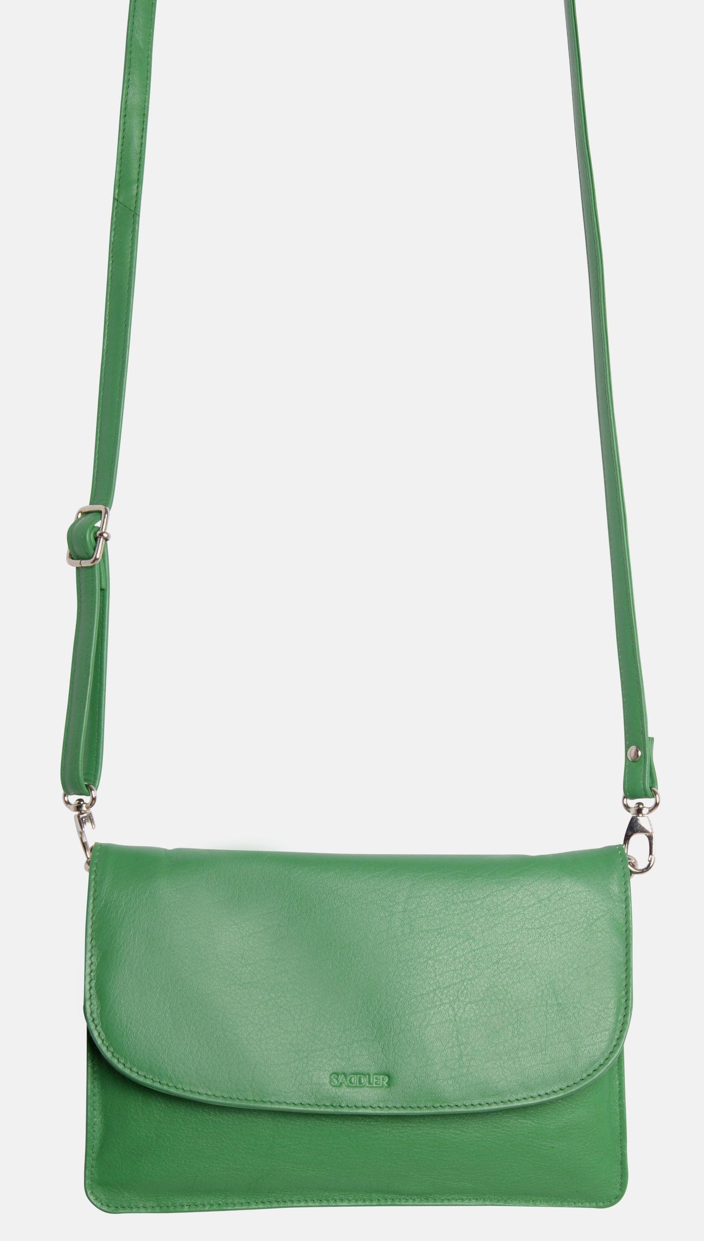 SADDLER Olivia 3-Section Leather Crossbody Bag & Clutch – Compact & Stylish - Gift Boxed