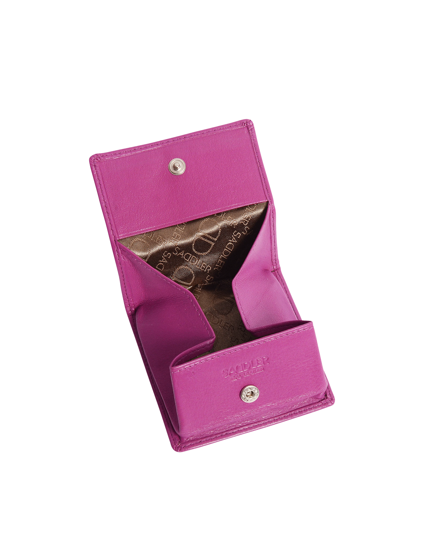 SADDLER POPPY Leather Square Mini Tray Purse