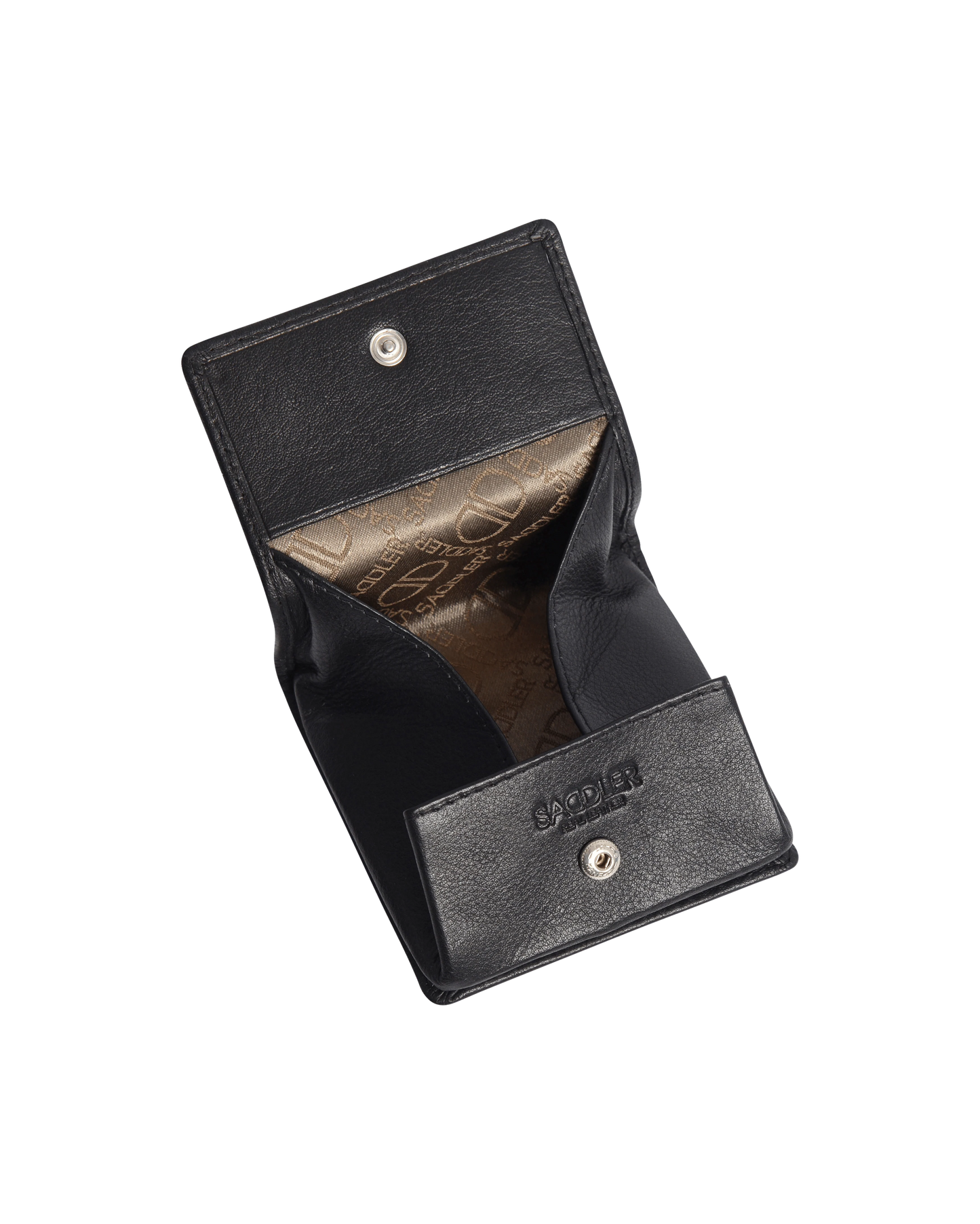 SADDLER POPPY Leather Square Mini Tray Purse