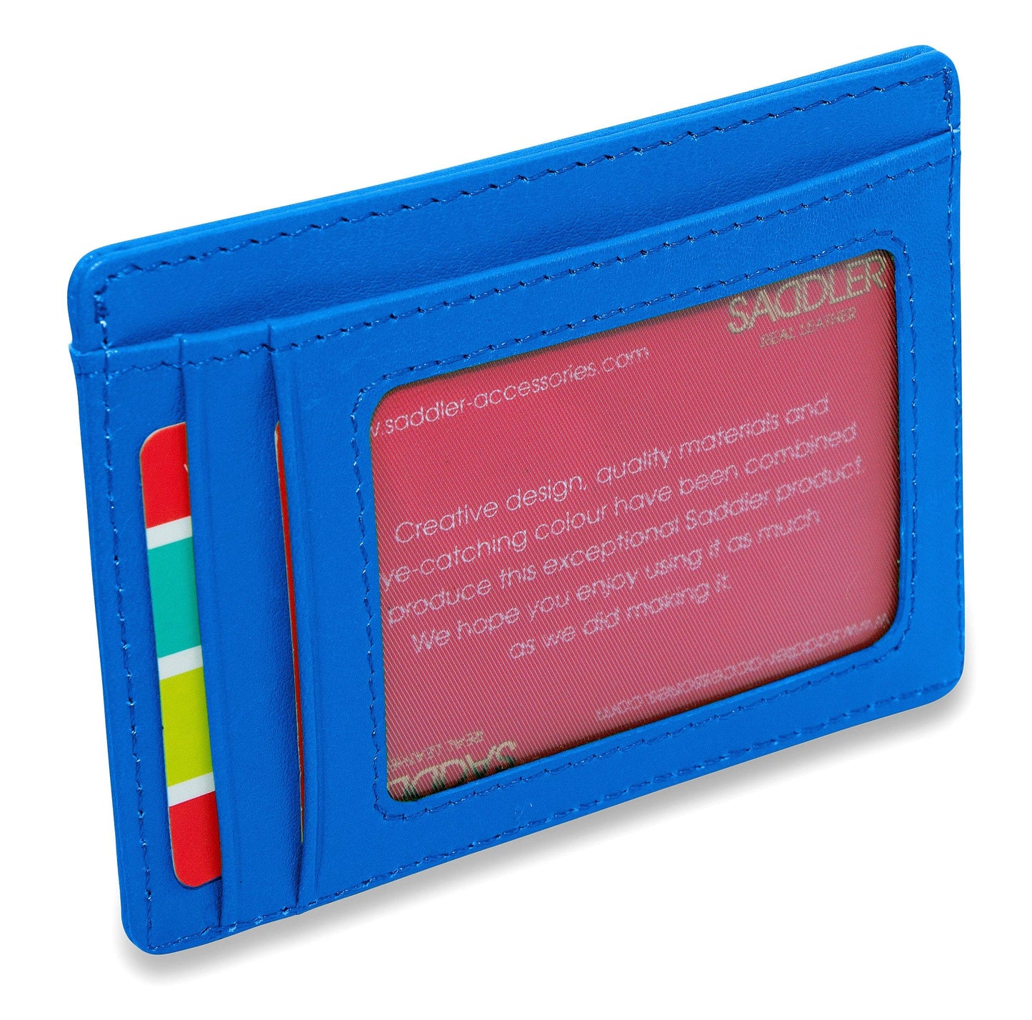 Slim Leather Card Holder "Stella" – Handmade by Saddler |Gift Boxed