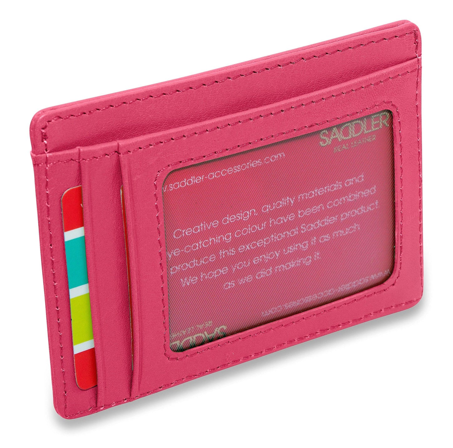 Slim Leather Card Holder "Stella" – Handmade by Saddler |Gift Boxed