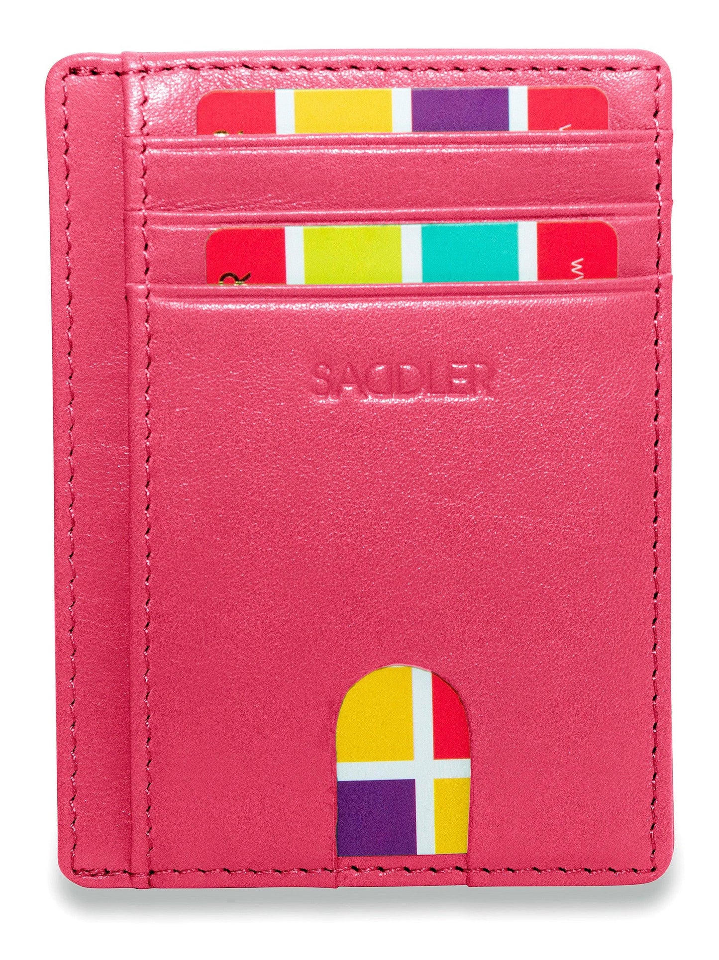 Slim Leather Card Holder "Stella" – Handmade by Saddler |Gift Boxed