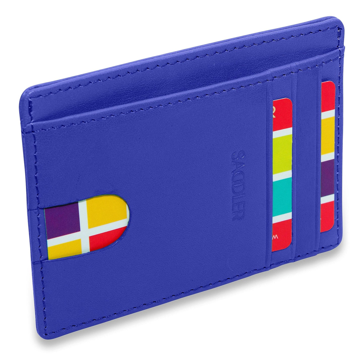 Slim Leather Card Holder "Stella" – Handmade by Saddler |Gift Boxed