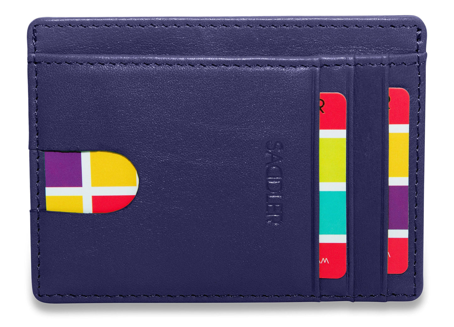 Slim Leather Card Holder "Stella" – Handmade by Saddler |Gift Boxed