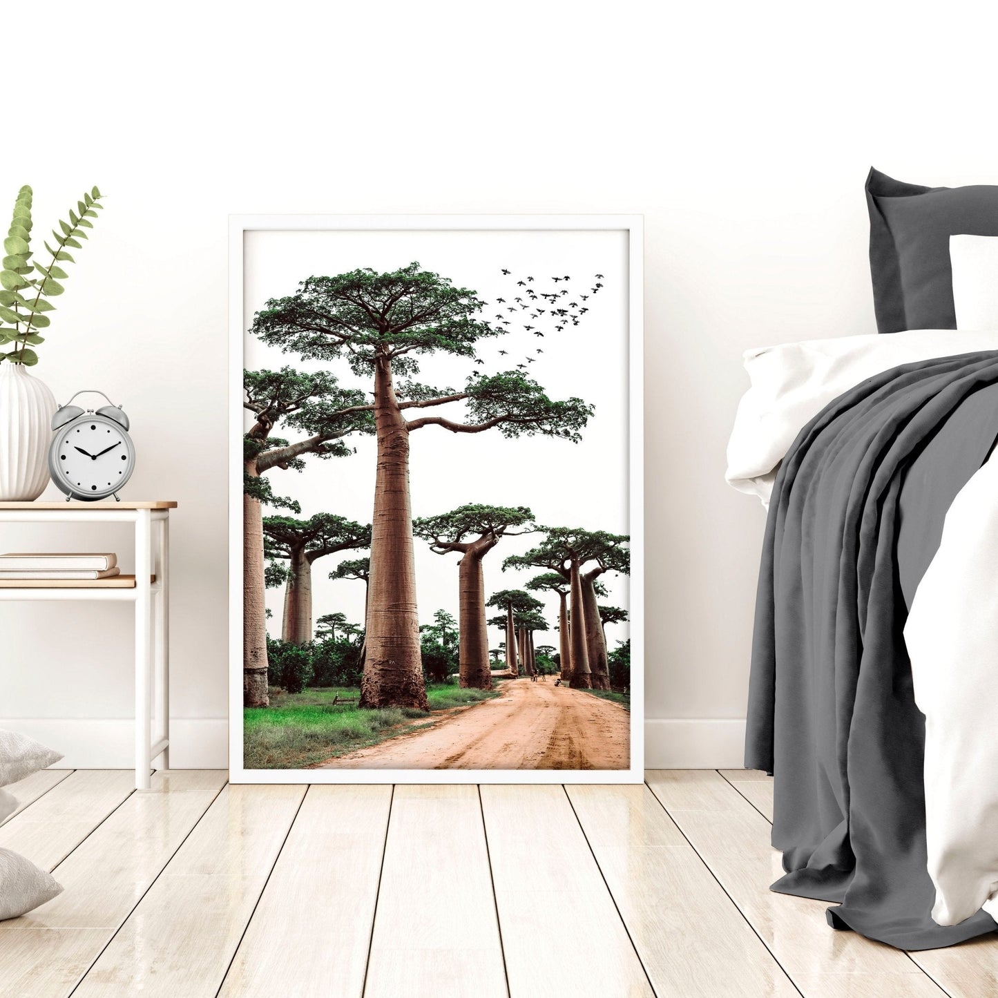 Safari Bedrooms | Set of 3 African Wildlife Wall art Prints