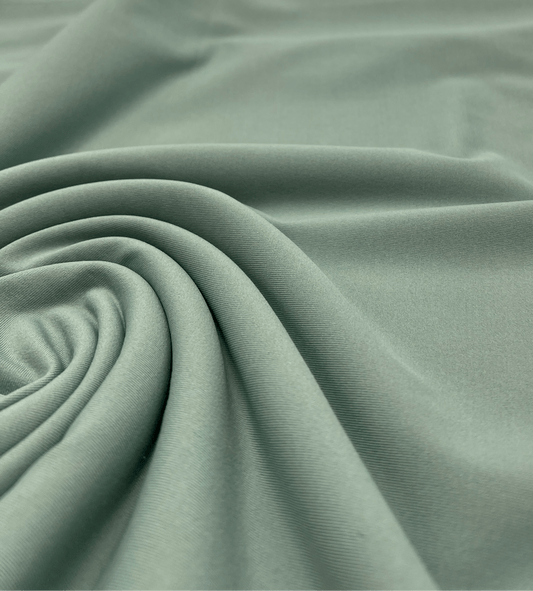 Sage Stretch Jersey 220GSM 4 Way Stretch Fabric