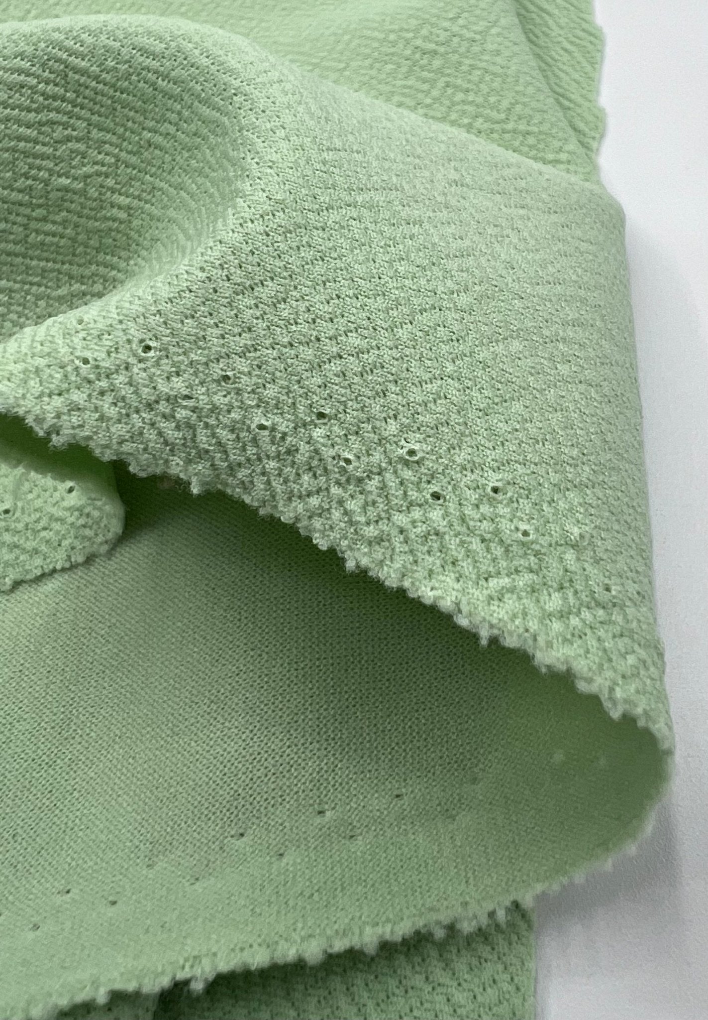 Plain Sage Green Liverpool Bullet Stretch Fabric