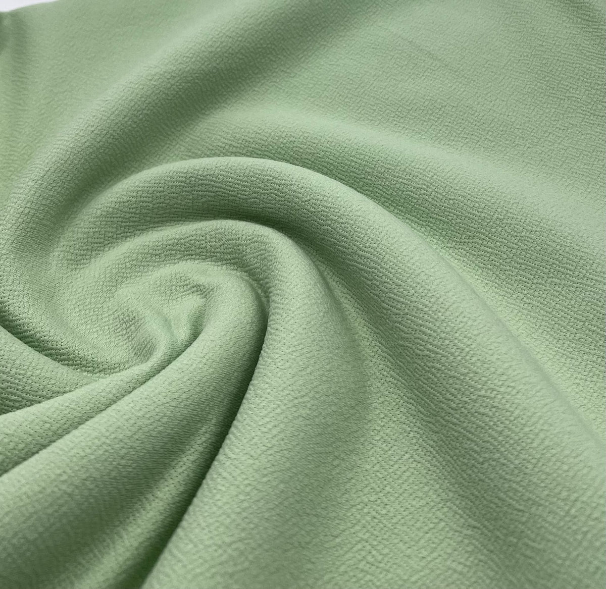 Plain Sage Green Liverpool Bullet Stretch Fabric