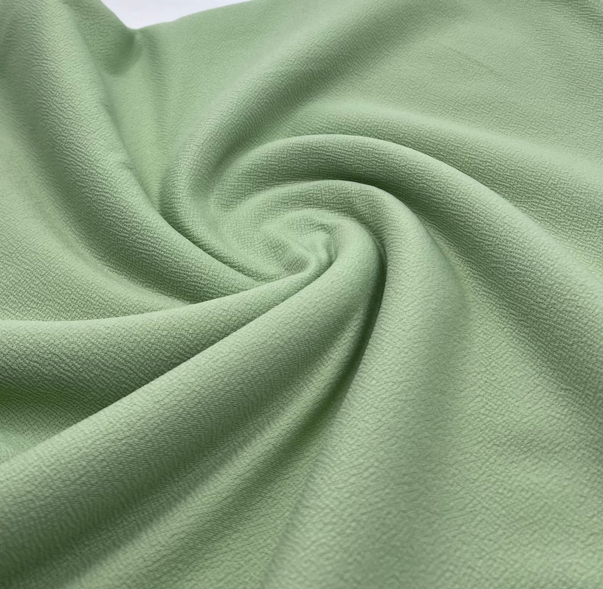 Plain Sage Green Liverpool Bullet Stretch Fabric