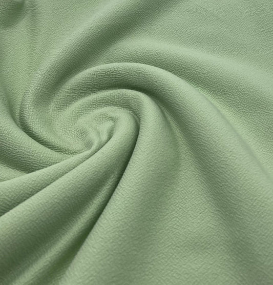 Plain Sage Green Liverpool Bullet Stretch Fabric