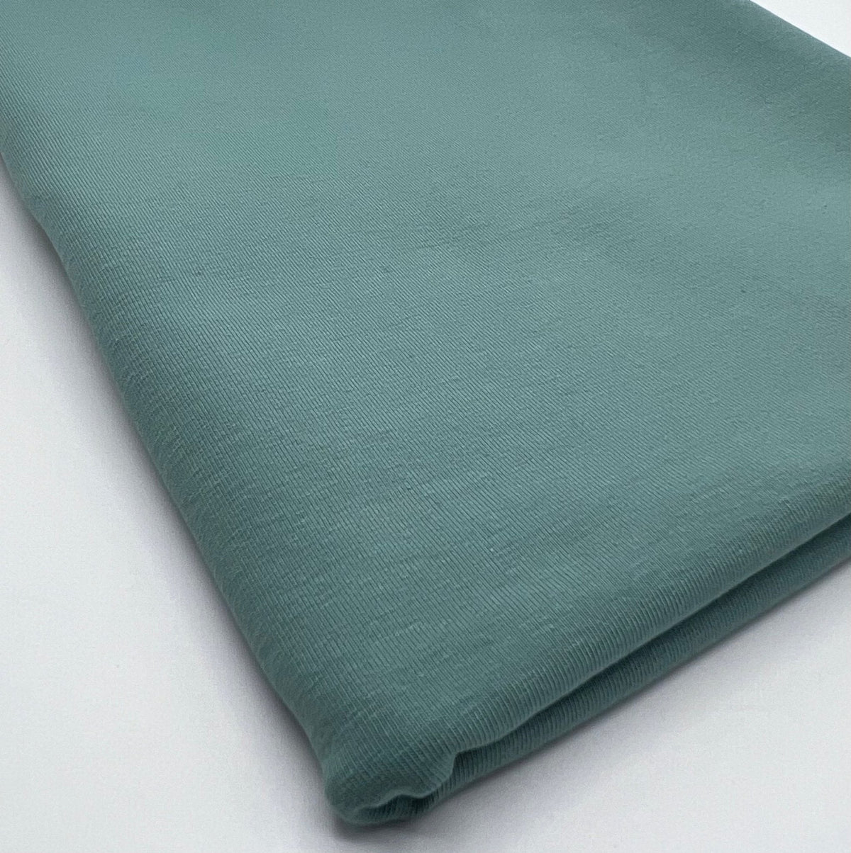 Sage Cotton Stretch Jersey 240 GSM 92/8 Lycra 4 Way Stretch