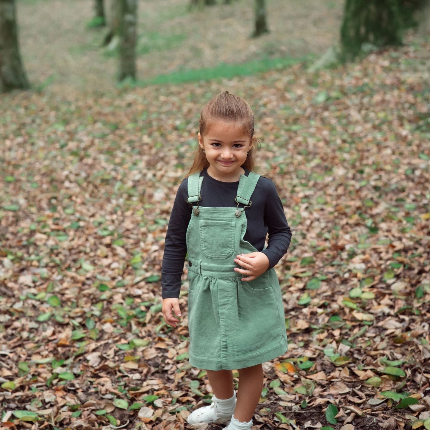 Sage Corduroy Dress