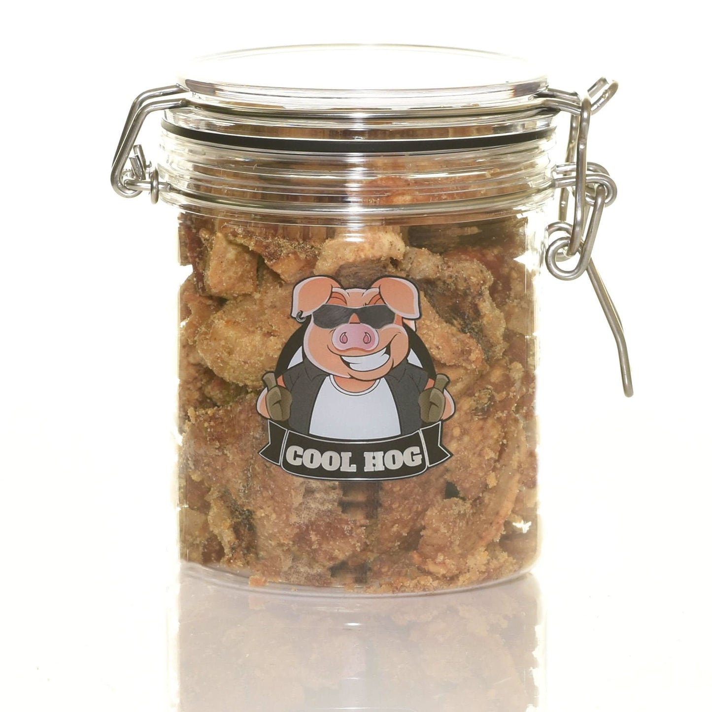 Salt & Cracked Black Pepper Flavour Pork Scratching Jar
