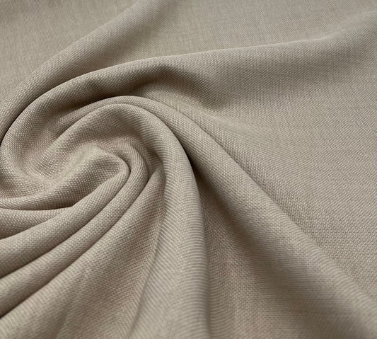 Sand Linen Look Non Stretch Fabric