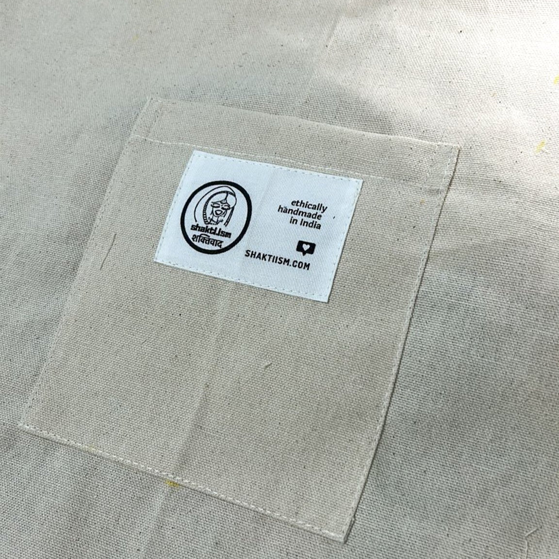 Sari patchwork cotton tote bag