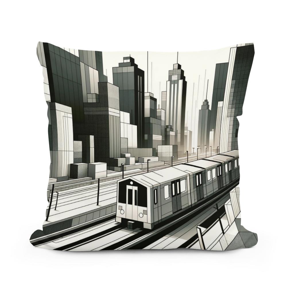 Urban Pulse Cotton Cushion