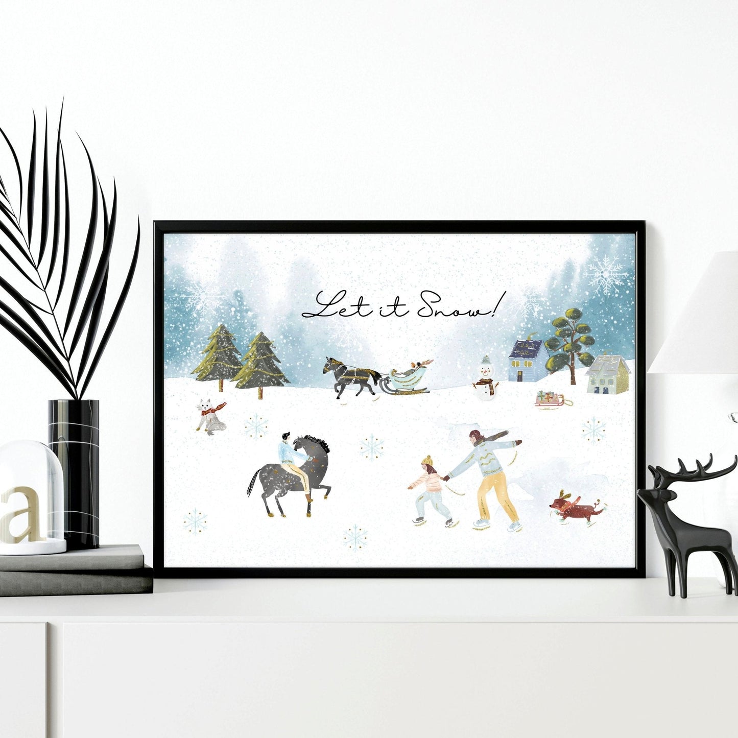 Home decoration of Christmas | wall art print
