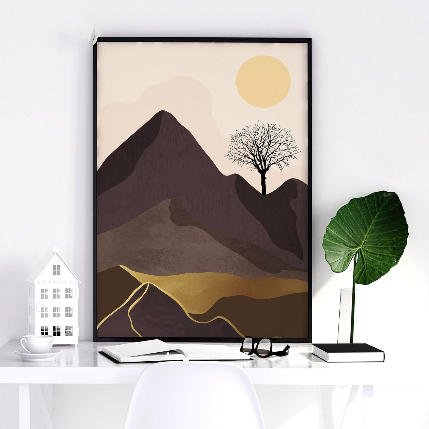 Scandi decor for office | set of 3 wall art prints