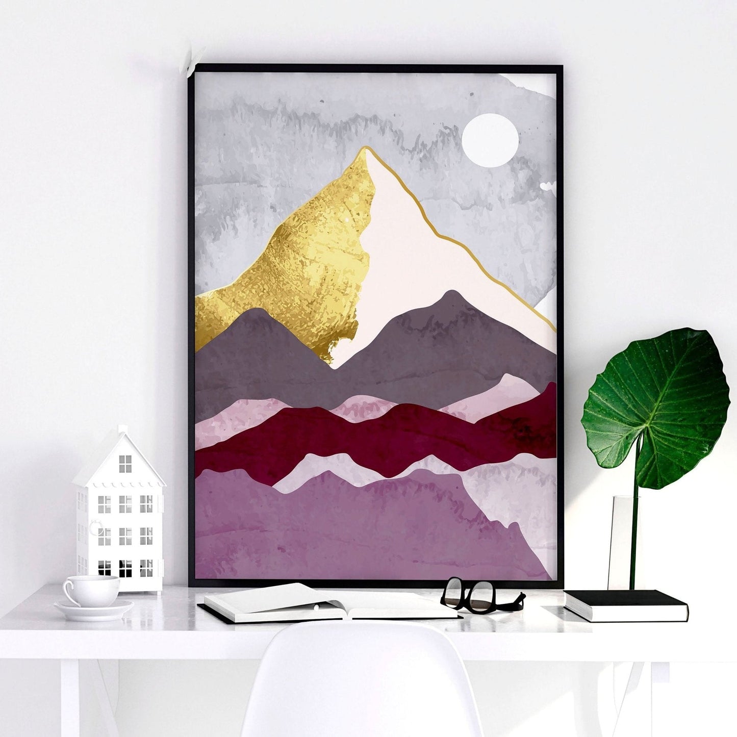 Wall prints living room | set of 3 Scandinavian wall art