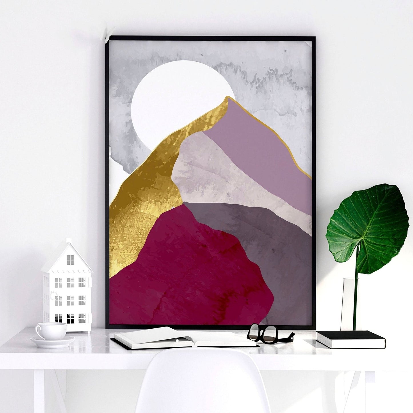 Wall prints living room | set of 3 Scandinavian wall art